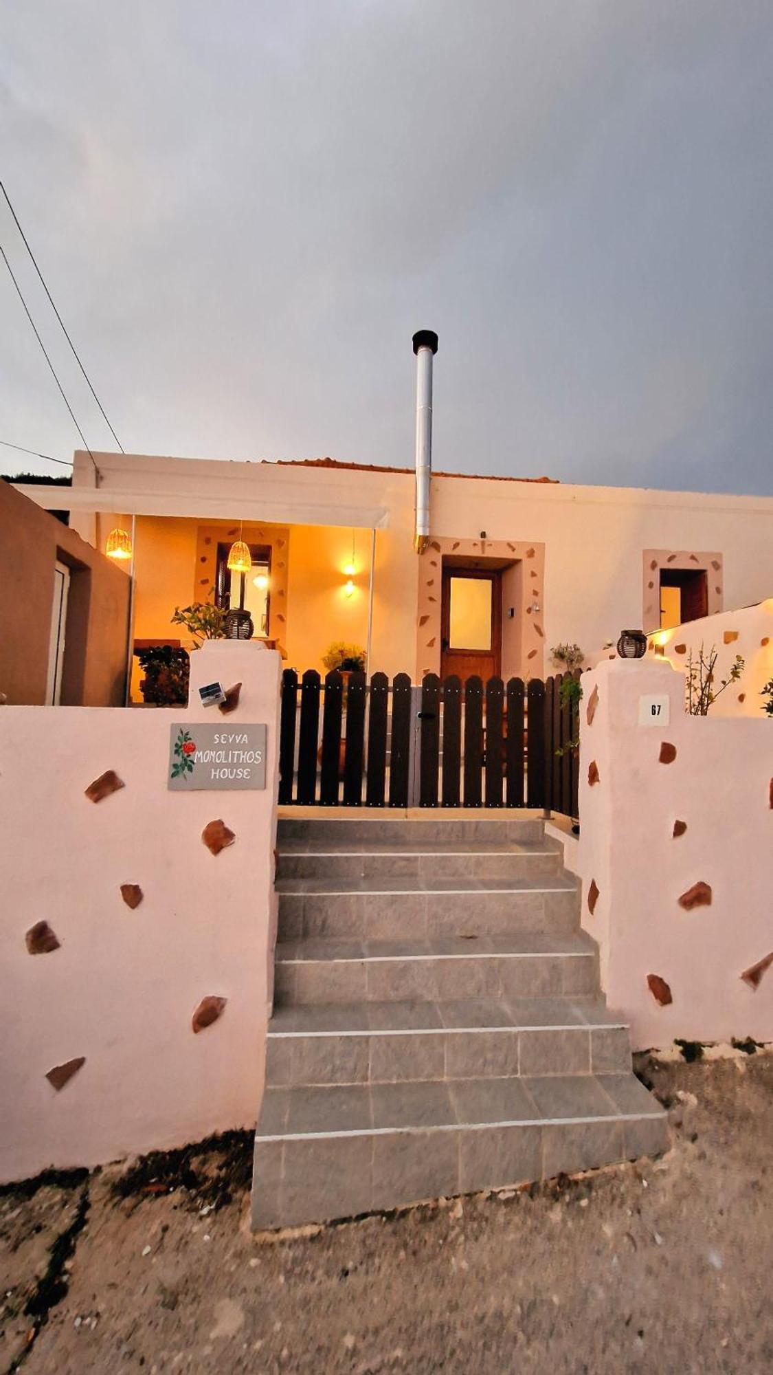 Seva Monolithos House Vila Exterior foto